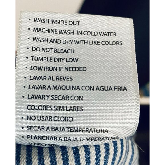 KanCan Denim Shorts Womens 14 Light Wash High Rise Button Fly 3.5 in Boho Beachy - Picture 7 of 7